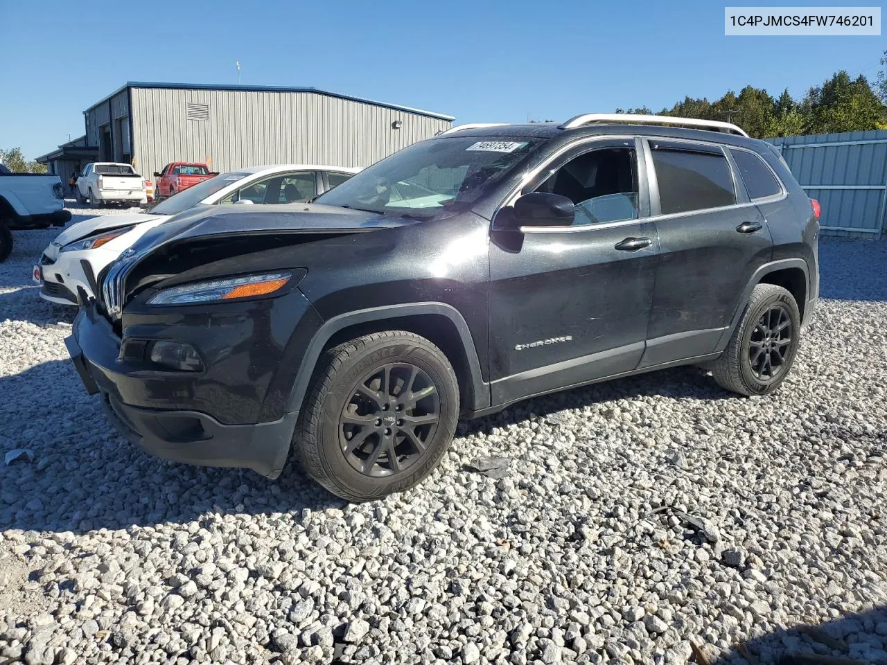 2015 Jeep Cherokee Latitude VIN: 1C4PJMCS4FW746201 Lot: 74697354