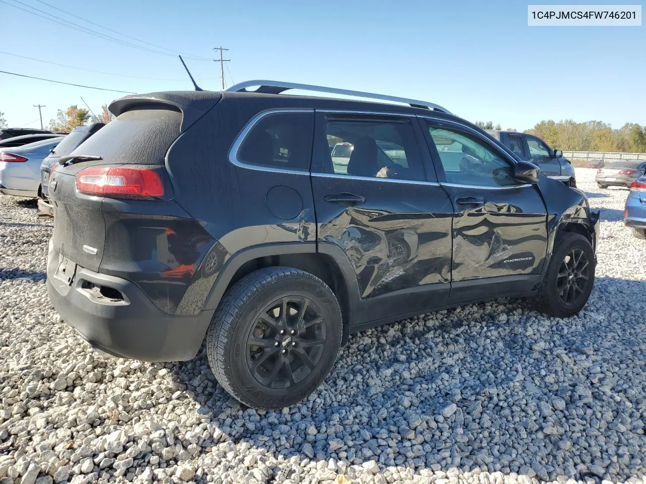 2015 Jeep Cherokee Latitude VIN: 1C4PJMCS4FW746201 Lot: 74697354