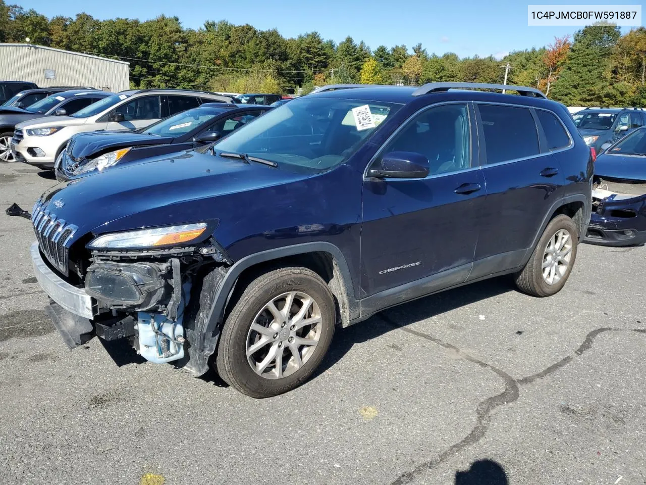 2015 Jeep Cherokee Latitude VIN: 1C4PJMCB0FW591887 Lot: 74819624