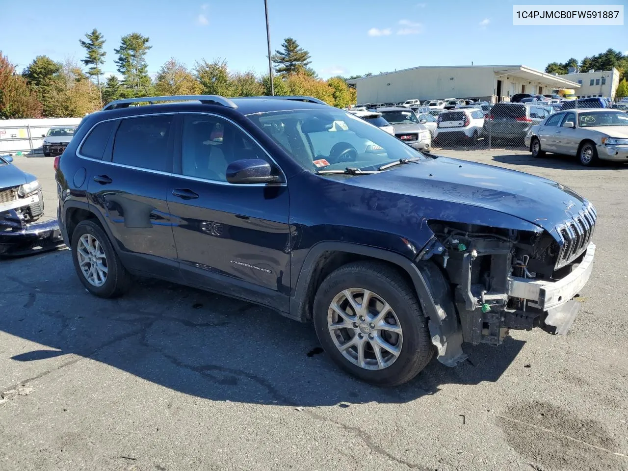 2015 Jeep Cherokee Latitude VIN: 1C4PJMCB0FW591887 Lot: 74819624