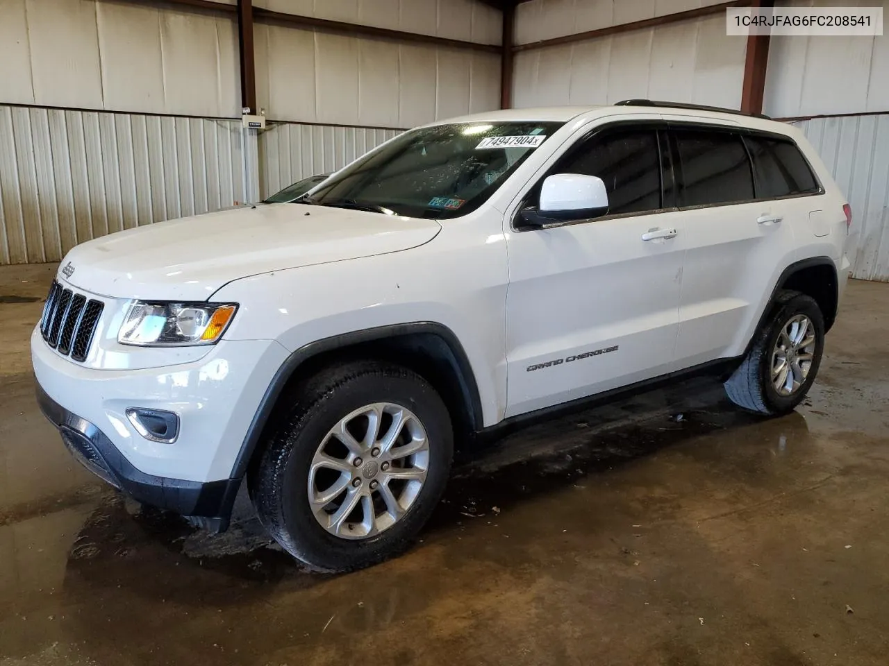 2015 Jeep Grand Cherokee Laredo VIN: 1C4RJFAG6FC208541 Lot: 74947904