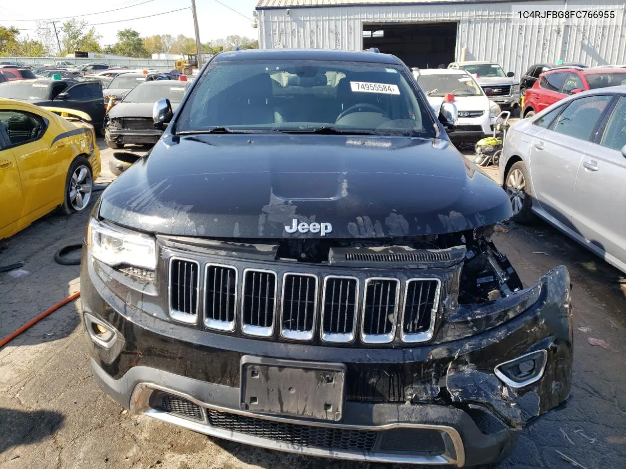 2015 Jeep Grand Cherokee Limited VIN: 1C4RJFBG8FC766955 Lot: 74955584