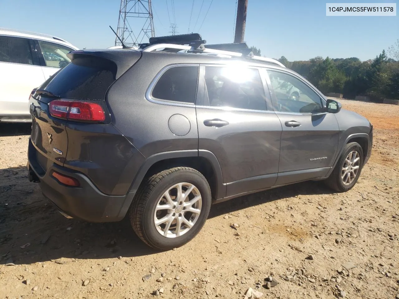 2015 Jeep Cherokee Latitude VIN: 1C4PJMCS5FW511578 Lot: 74967564