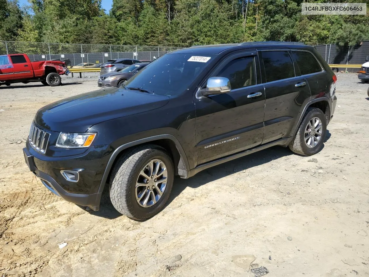 2015 Jeep Grand Cherokee Limited VIN: 1C4RJFBGXFC606463 Lot: 75227014