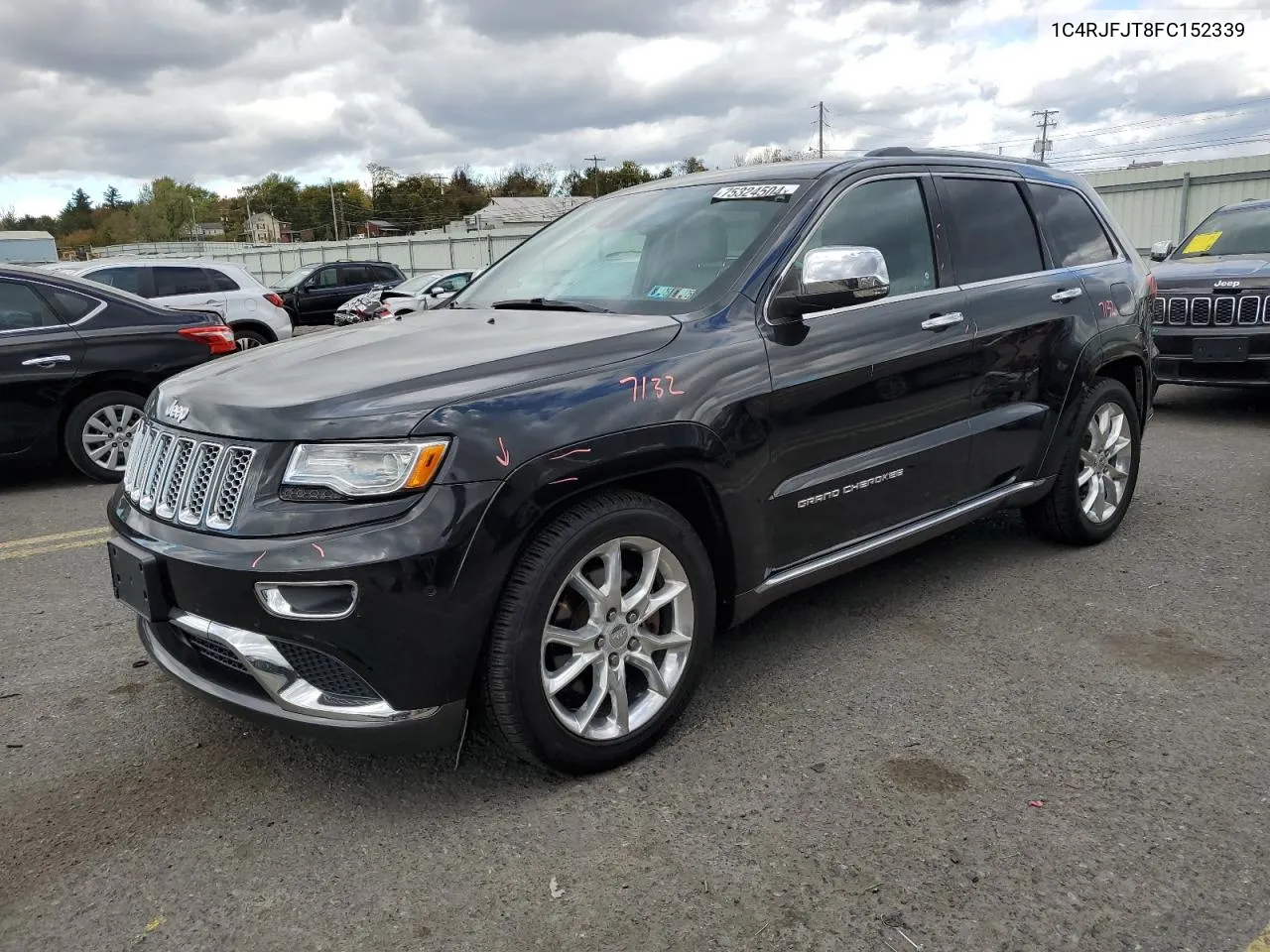 2015 Jeep Grand Cherokee Summit VIN: 1C4RJFJT8FC152339 Lot: 75324504