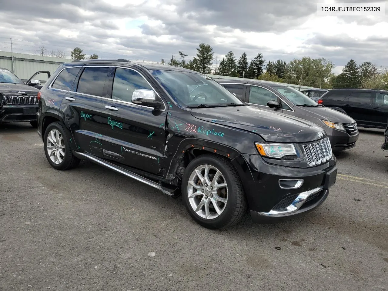 2015 Jeep Grand Cherokee Summit VIN: 1C4RJFJT8FC152339 Lot: 75324504