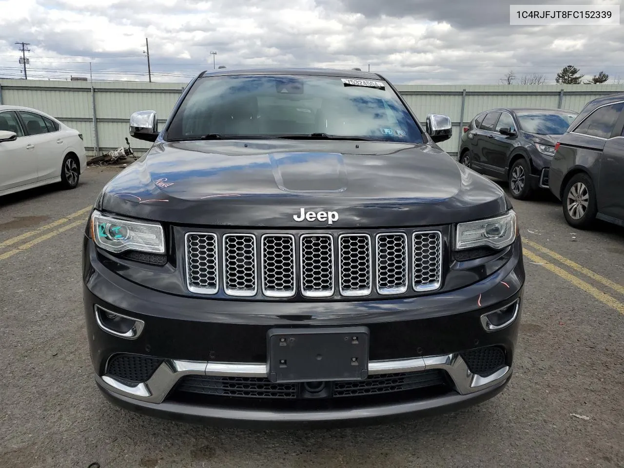 2015 Jeep Grand Cherokee Summit VIN: 1C4RJFJT8FC152339 Lot: 75324504