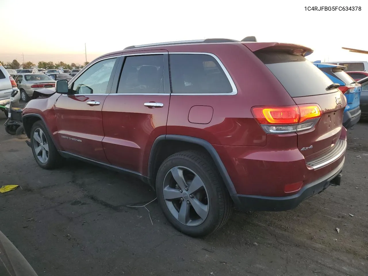 2015 Jeep Grand Cherokee Limited VIN: 1C4RJFBG5FC634378 Lot: 75355794