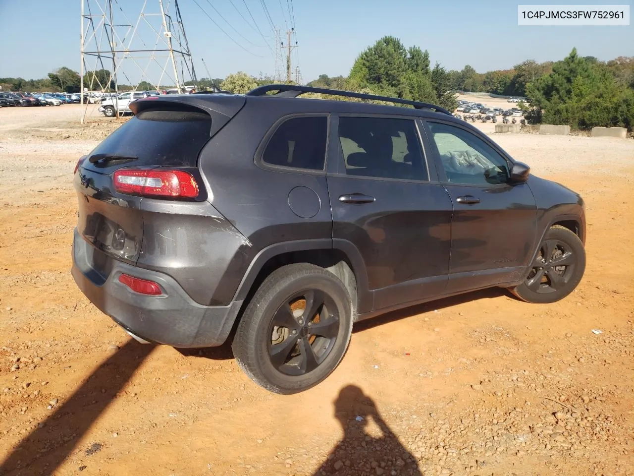 2015 Jeep Cherokee Latitude VIN: 1C4PJMCS3FW752961 Lot: 75388364