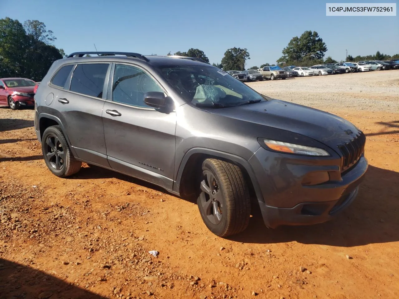 2015 Jeep Cherokee Latitude VIN: 1C4PJMCS3FW752961 Lot: 75388364