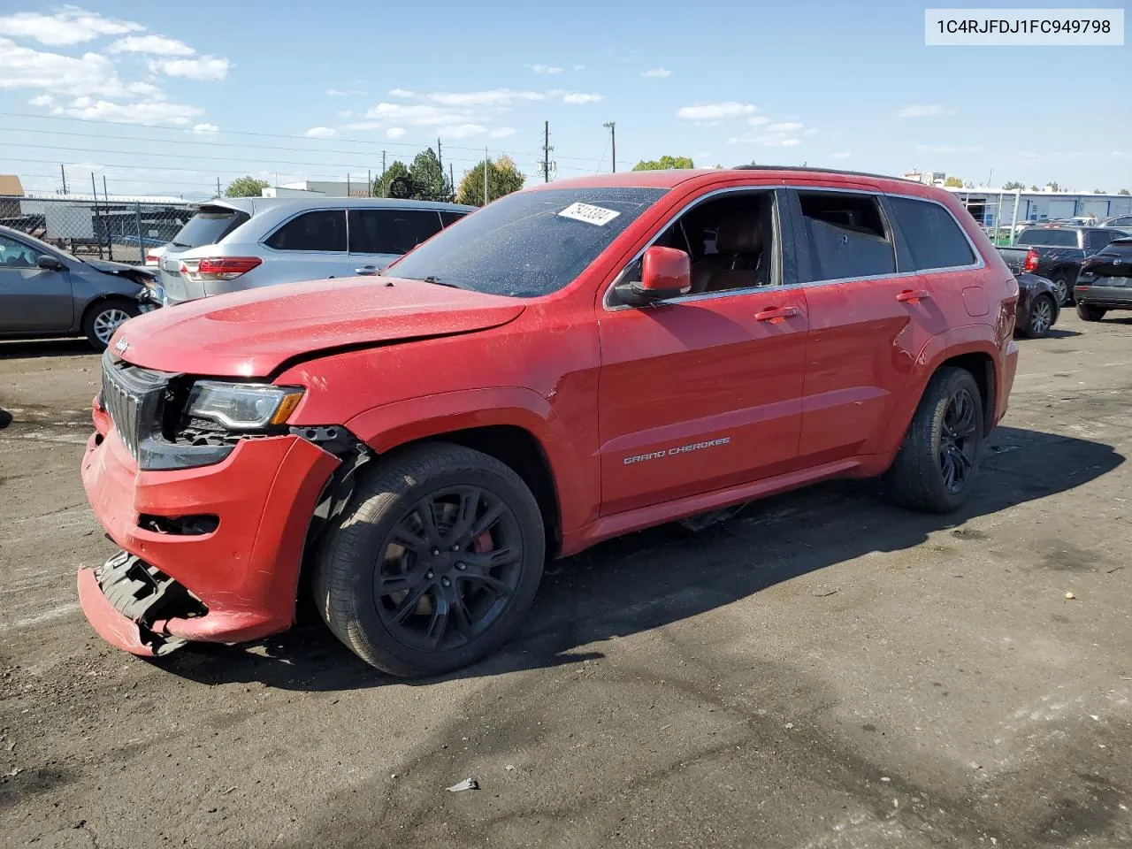 2015 Jeep Grand Cherokee Srt-8 VIN: 1C4RJFDJ1FC949798 Lot: 75413304