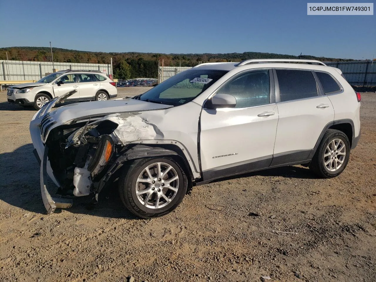 2015 Jeep Cherokee Latitude VIN: 1C4PJMCB1FW749301 Lot: 75492464