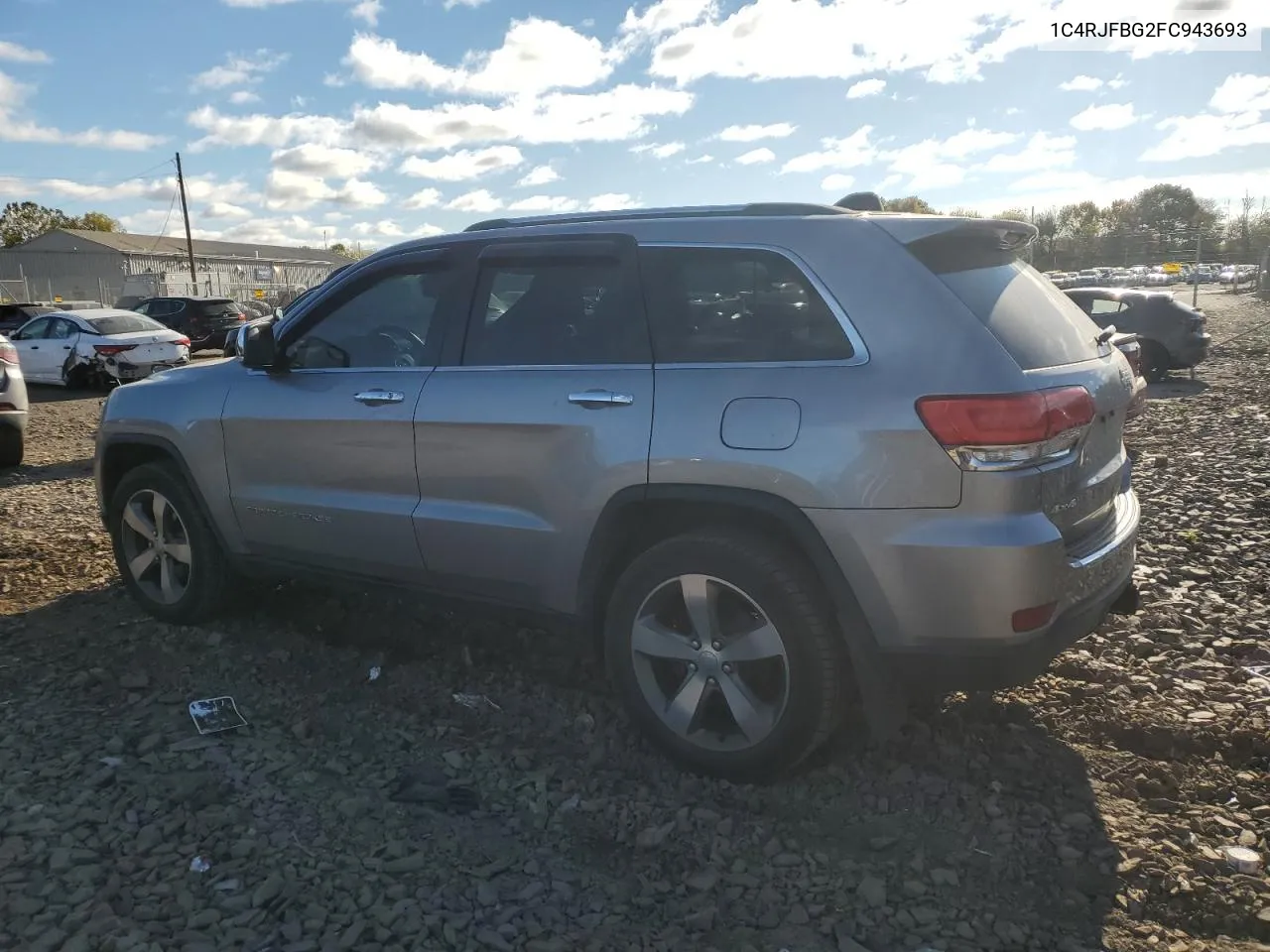 2015 Jeep Grand Cherokee Limited VIN: 1C4RJFBG2FC943693 Lot: 75518934