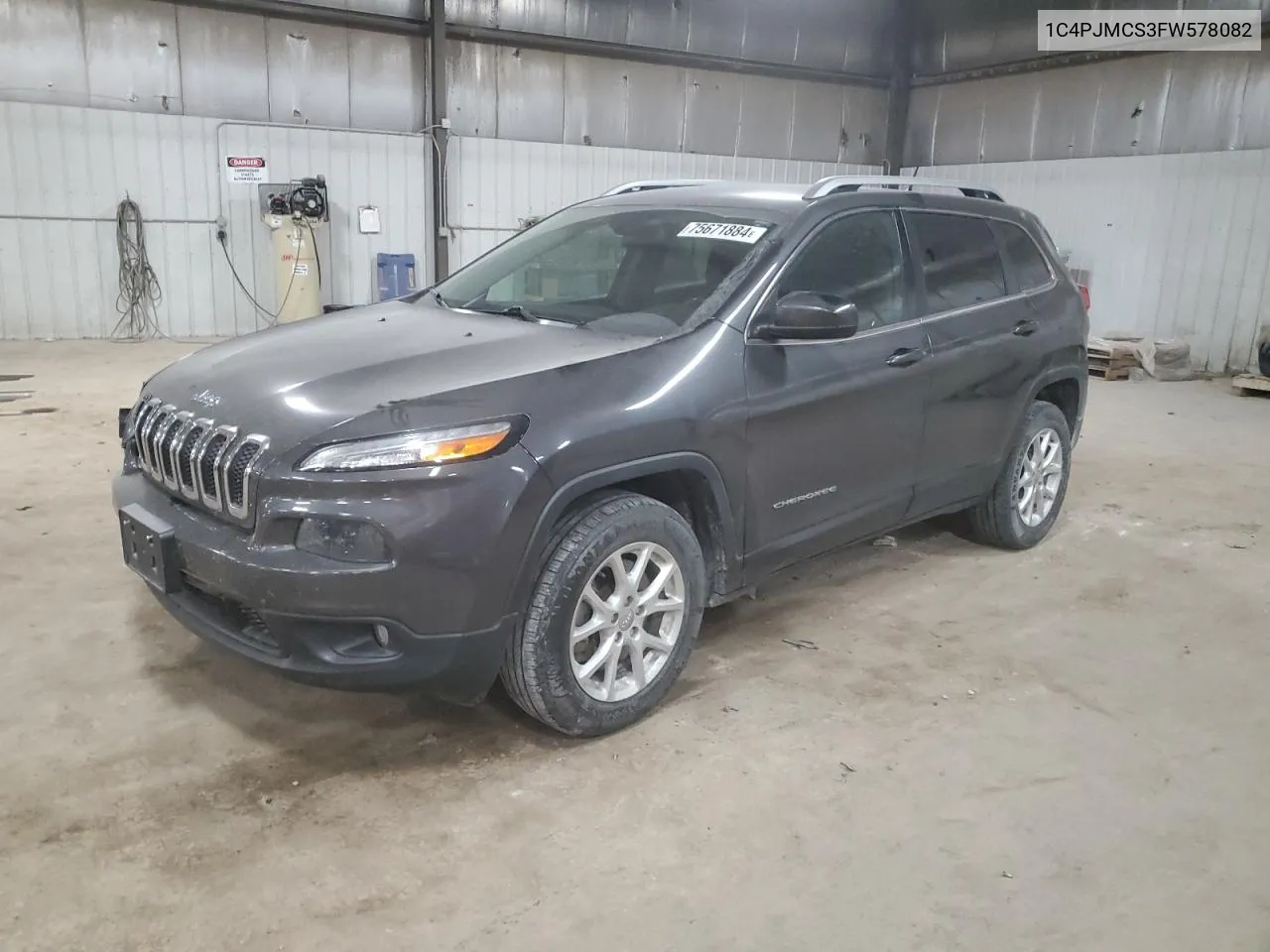 2015 Jeep Cherokee Latitude VIN: 1C4PJMCS3FW578082 Lot: 75671884