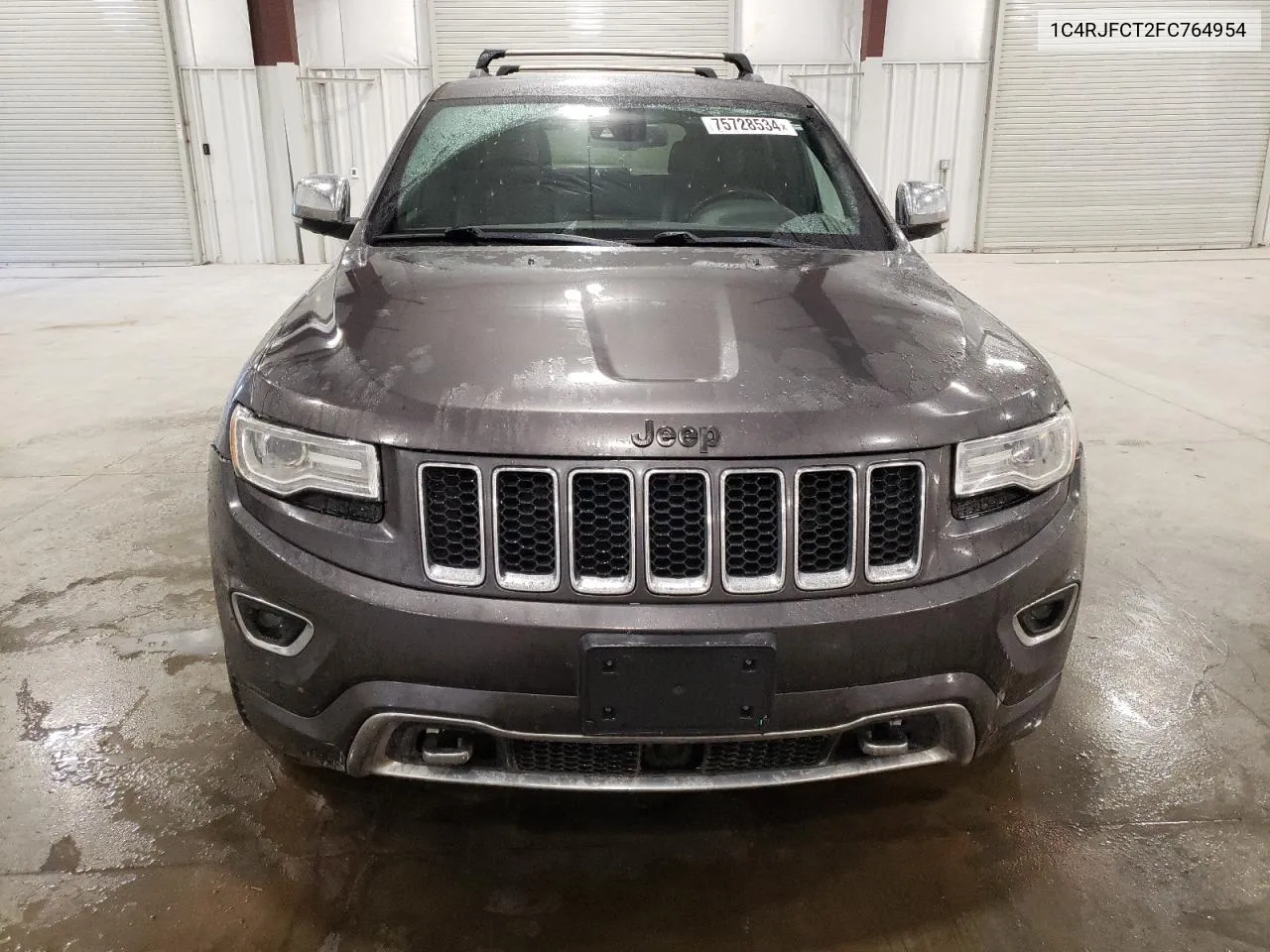 2015 Jeep Grand Cherokee Overland VIN: 1C4RJFCT2FC764954 Lot: 75728534