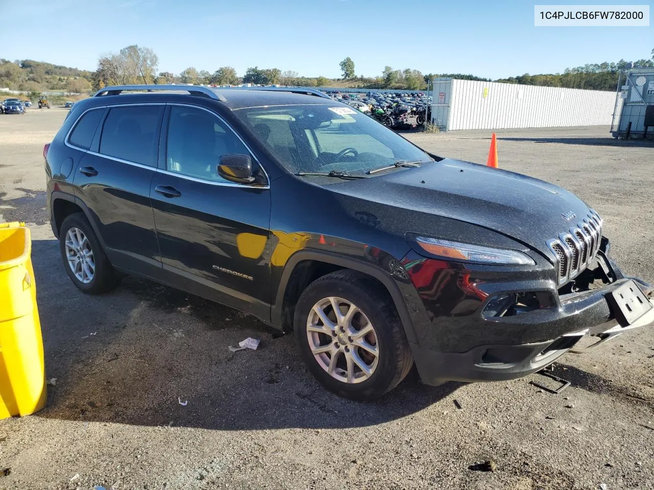 2015 Jeep Cherokee Latitude VIN: 1C4PJLCB6FW782000 Lot: 75738624