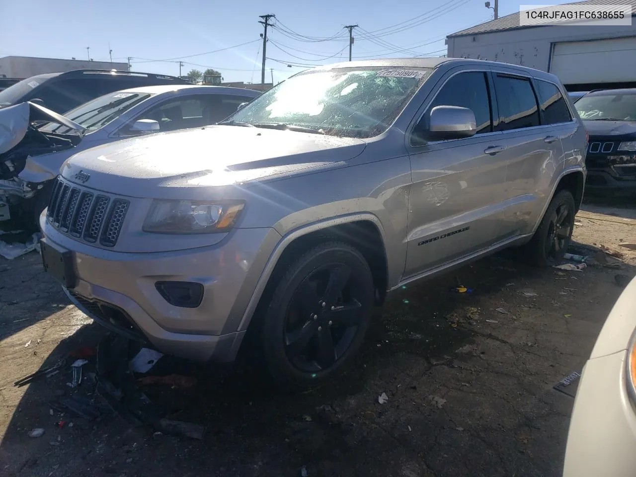 2015 Jeep Grand Cherokee Laredo VIN: 1C4RJFAG1FC638655 Lot: 75750904