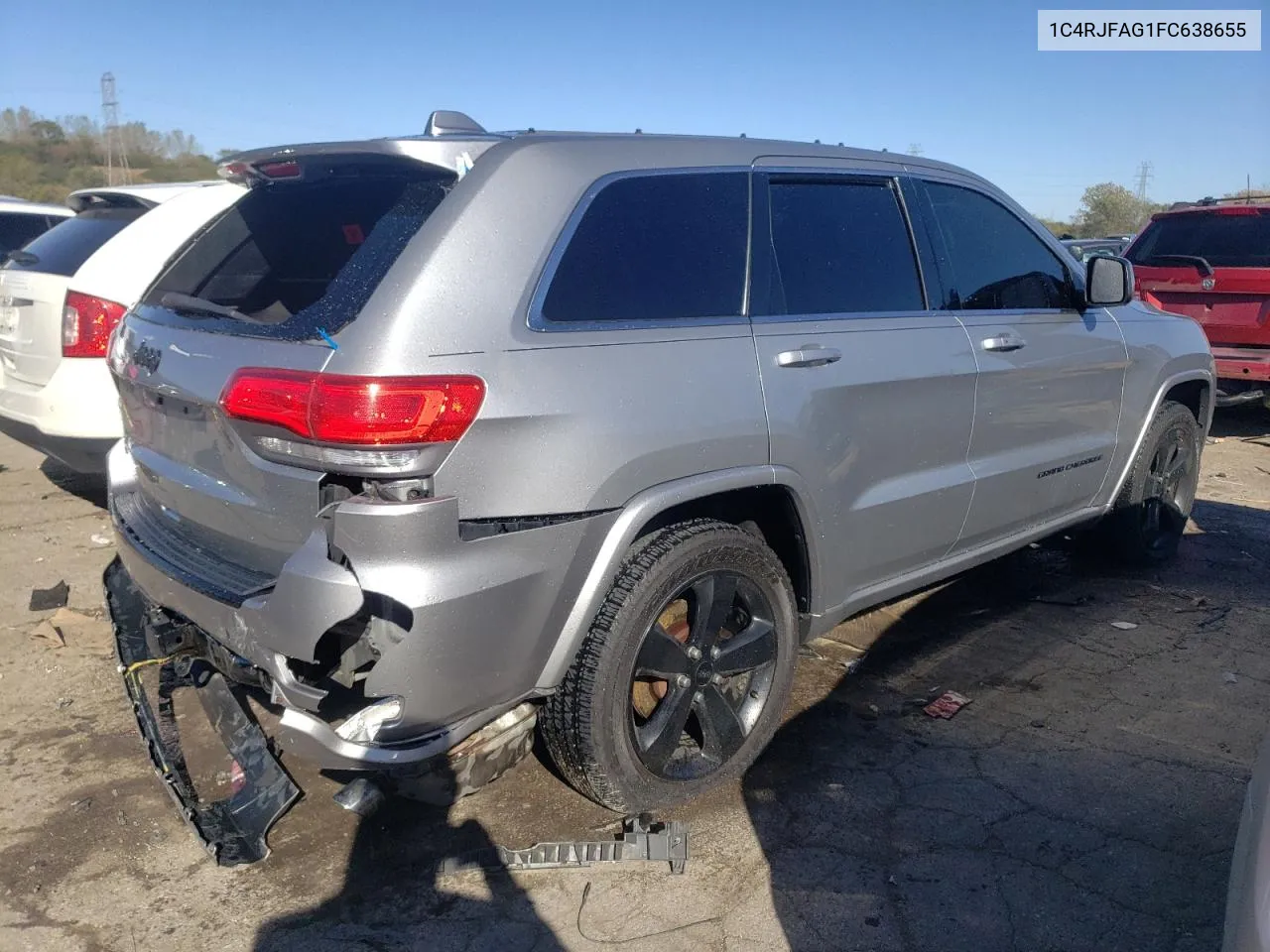 2015 Jeep Grand Cherokee Laredo VIN: 1C4RJFAG1FC638655 Lot: 75750904