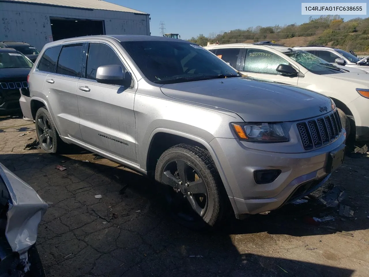 2015 Jeep Grand Cherokee Laredo VIN: 1C4RJFAG1FC638655 Lot: 75750904