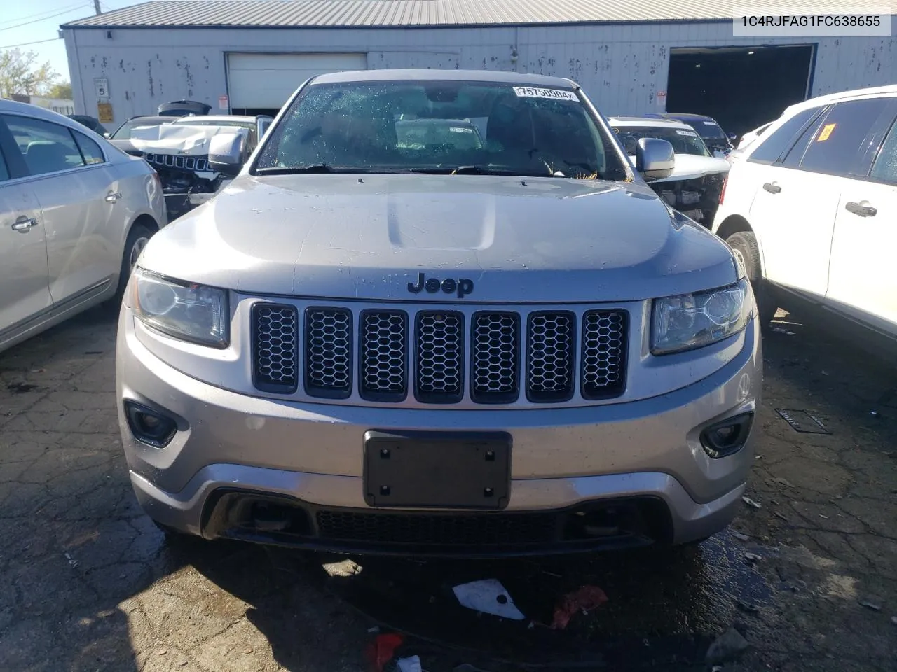 2015 Jeep Grand Cherokee Laredo VIN: 1C4RJFAG1FC638655 Lot: 75750904