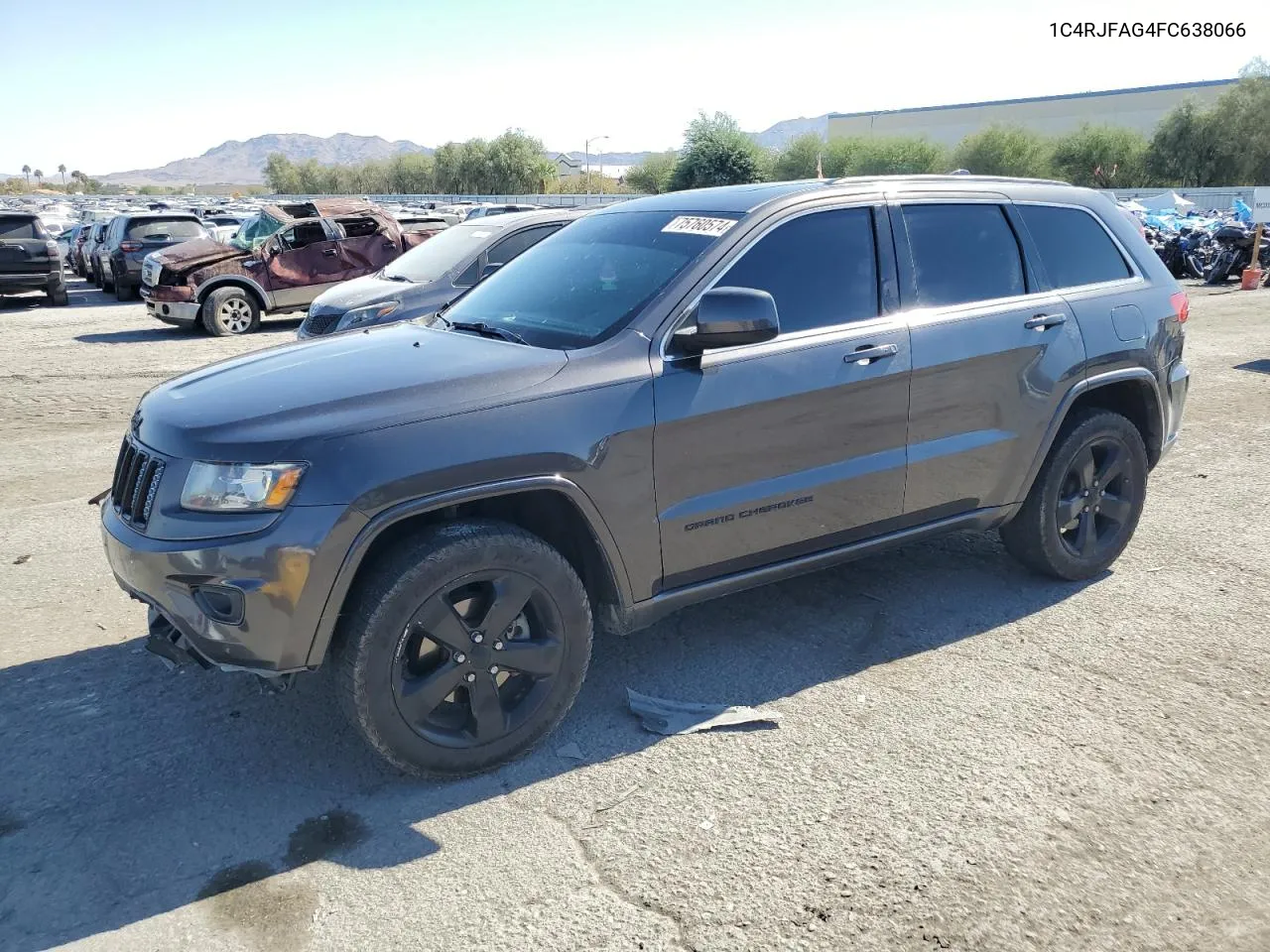 2015 Jeep Grand Cherokee Laredo VIN: 1C4RJFAG4FC638066 Lot: 75760574