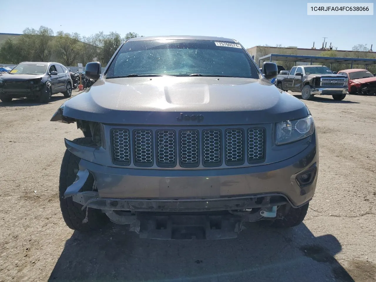 2015 Jeep Grand Cherokee Laredo VIN: 1C4RJFAG4FC638066 Lot: 75760574