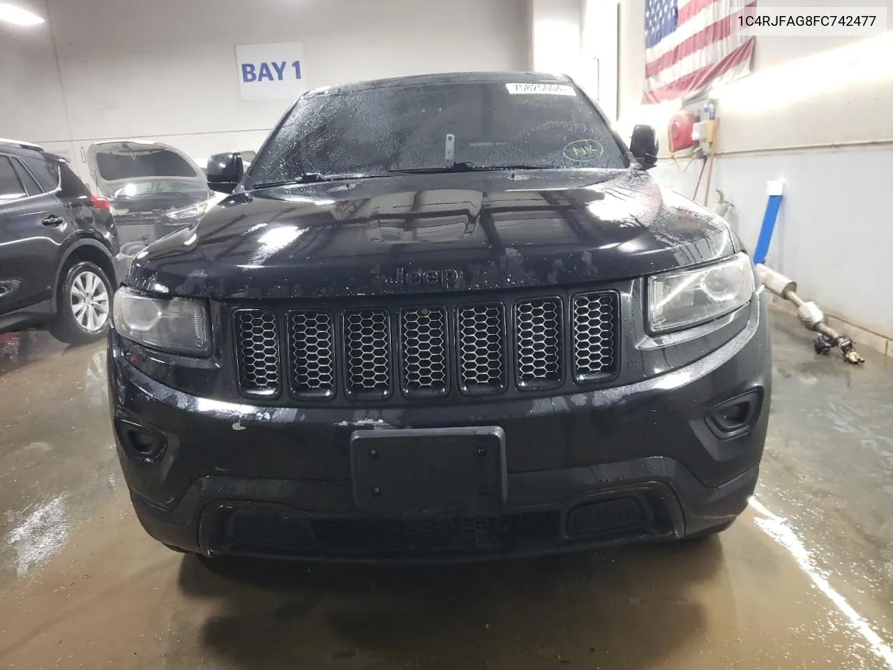 2015 Jeep Grand Cherokee Laredo VIN: 1C4RJFAG8FC742477 Lot: 75825004