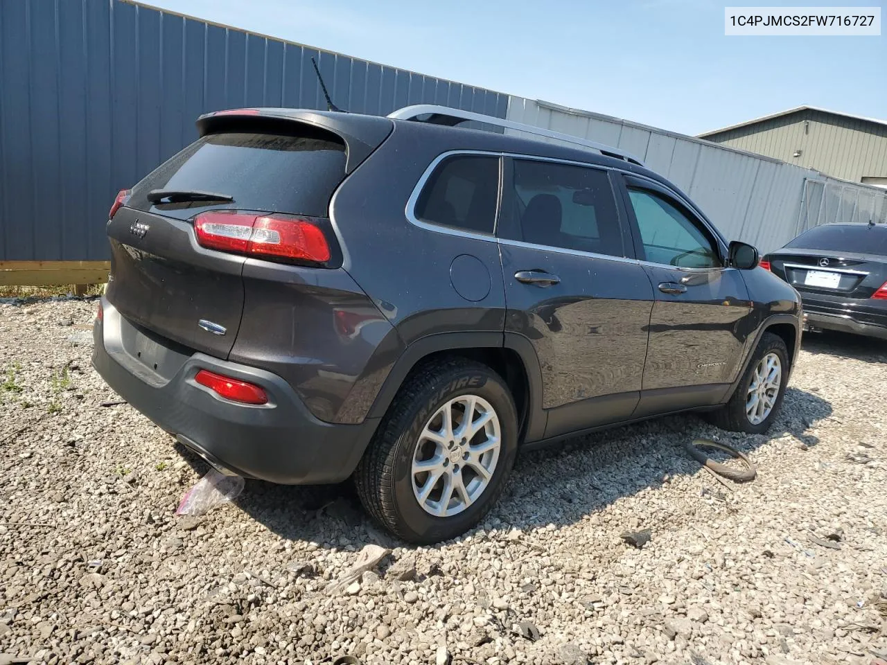 2015 Jeep Cherokee Latitude VIN: 1C4PJMCS2FW716727 Lot: 75825514