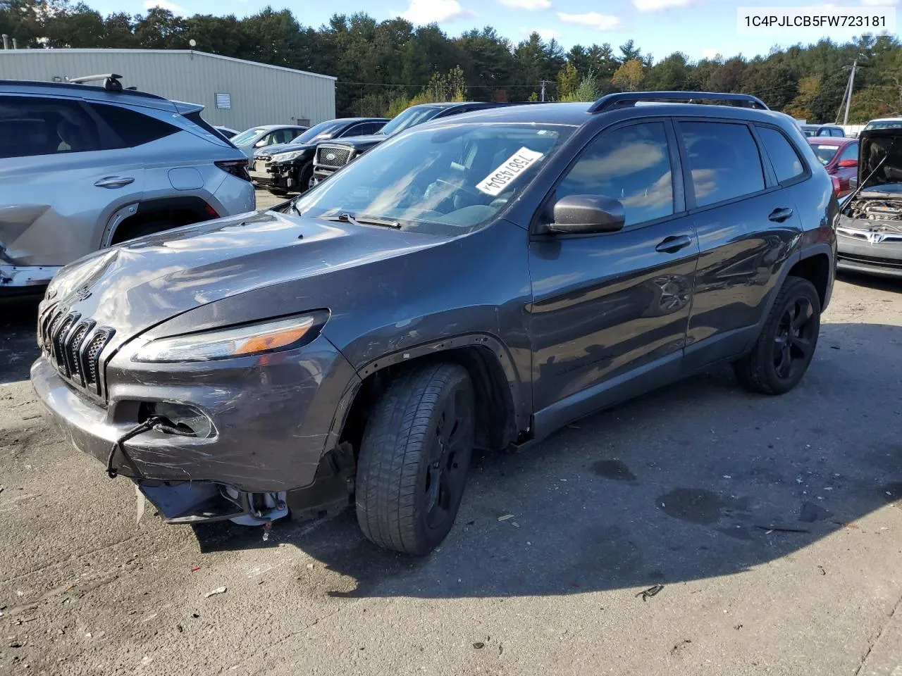 2015 Jeep Cherokee Latitude VIN: 1C4PJLCB5FW723181 Lot: 75874504