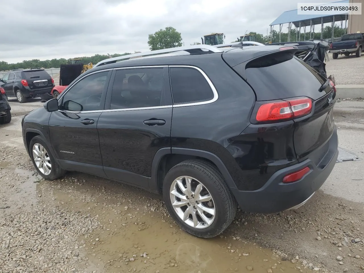 2015 Jeep Cherokee Limited VIN: 1C4PJLDS0FW580493 Lot: 75985854