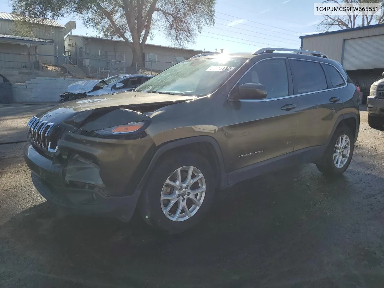 2015 Jeep Cherokee Latitude VIN: 1C4PJMCS9FW665551 Lot: 76015104