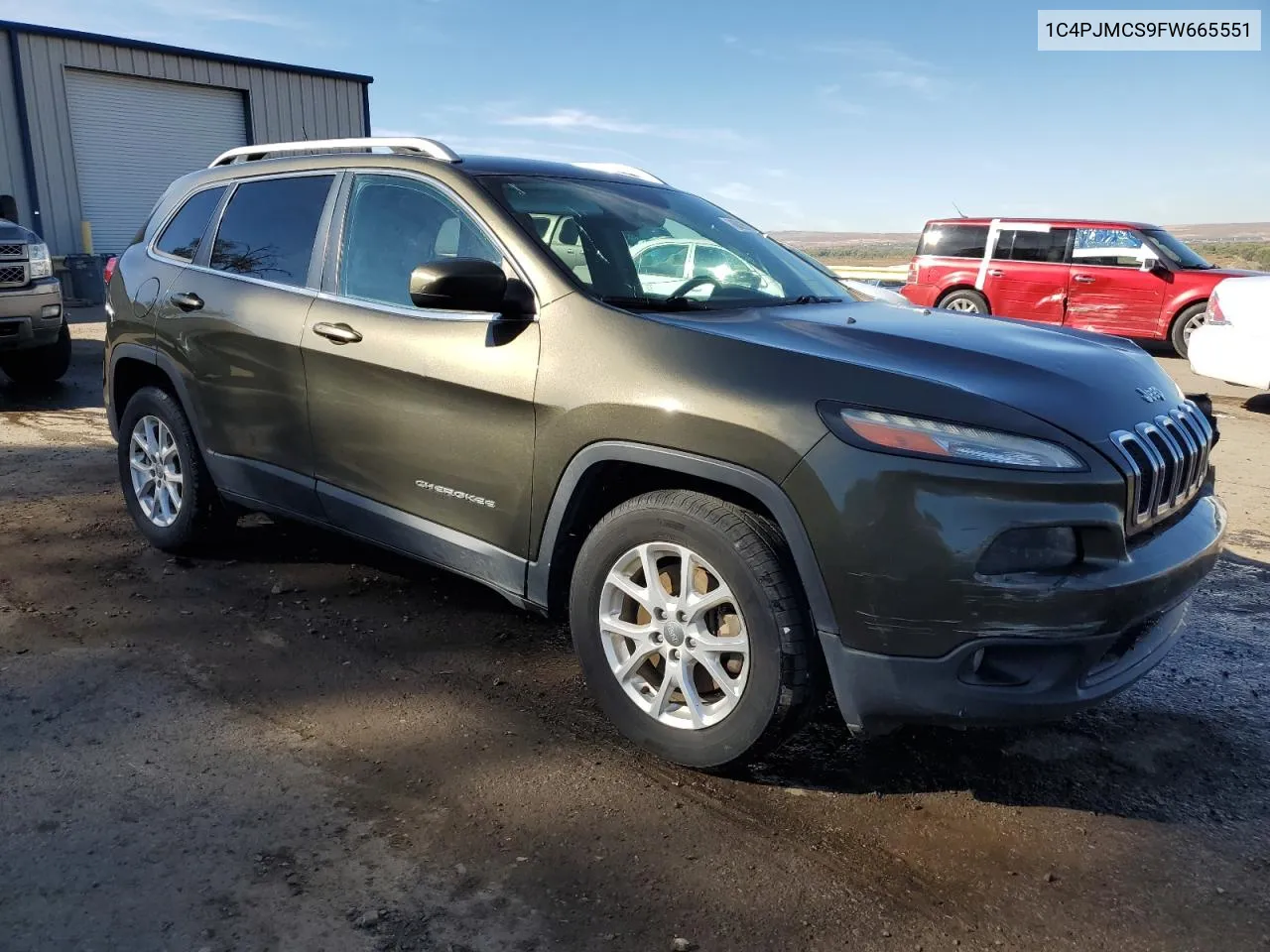 2015 Jeep Cherokee Latitude VIN: 1C4PJMCS9FW665551 Lot: 76015104