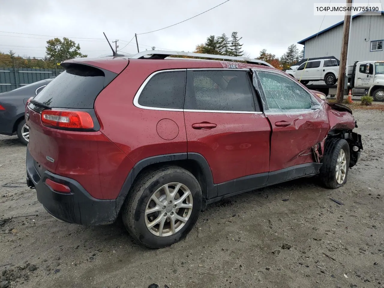 2015 Jeep Cherokee Latitude VIN: 1C4PJMCS4FW755190 Lot: 76017884