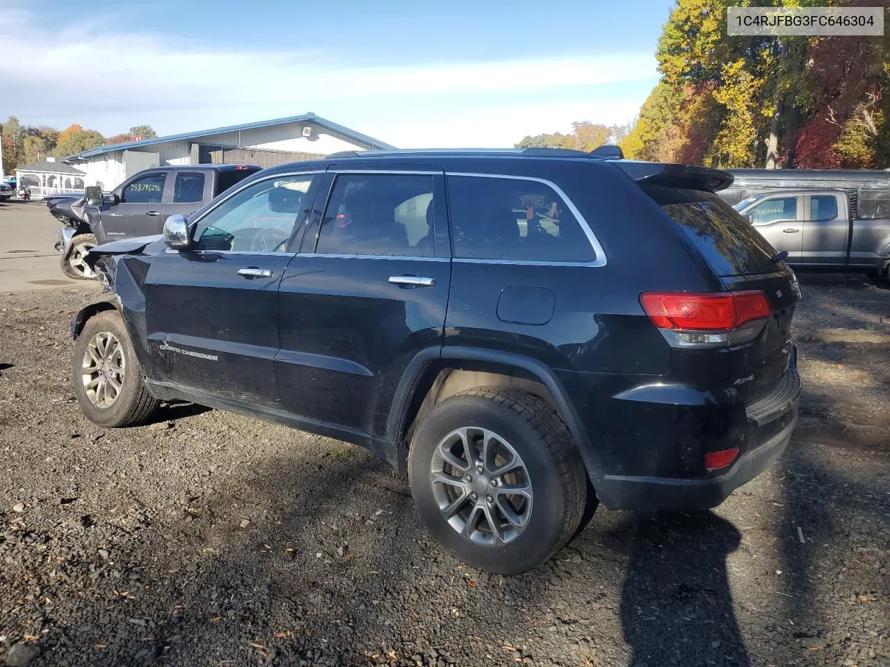 2015 Jeep Grand Cherokee Limited VIN: 1C4RJFBG3FC646304 Lot: 76039014