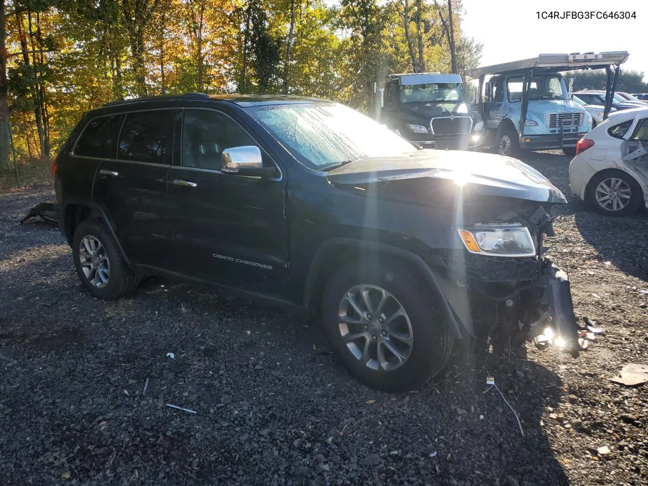 2015 Jeep Grand Cherokee Limited VIN: 1C4RJFBG3FC646304 Lot: 76039014