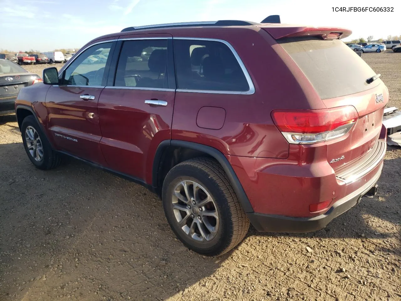 2015 Jeep Grand Cherokee Limited VIN: 1C4RJFBG6FC606332 Lot: 76079454