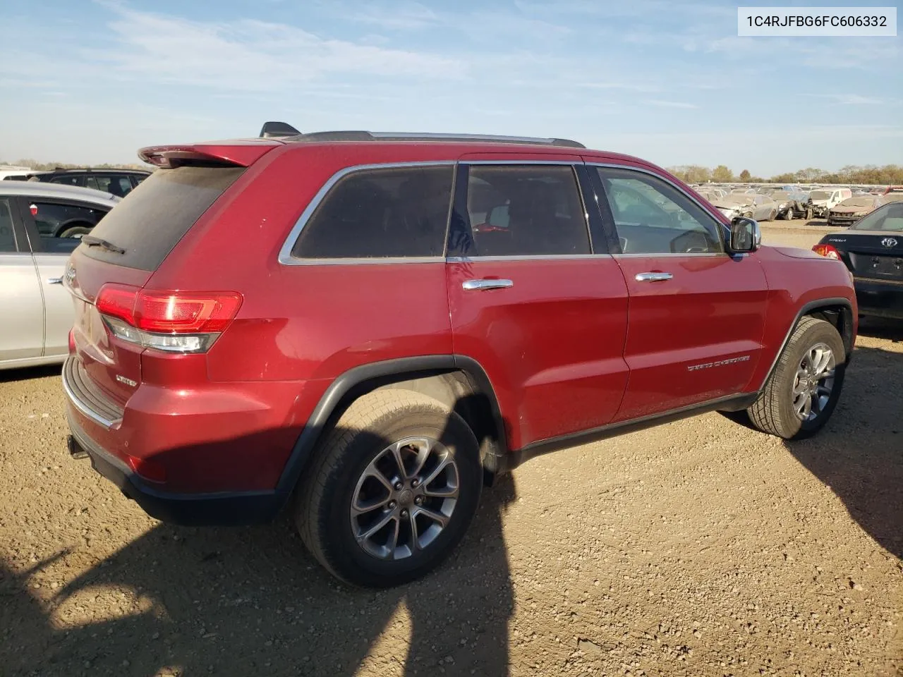 2015 Jeep Grand Cherokee Limited VIN: 1C4RJFBG6FC606332 Lot: 76079454