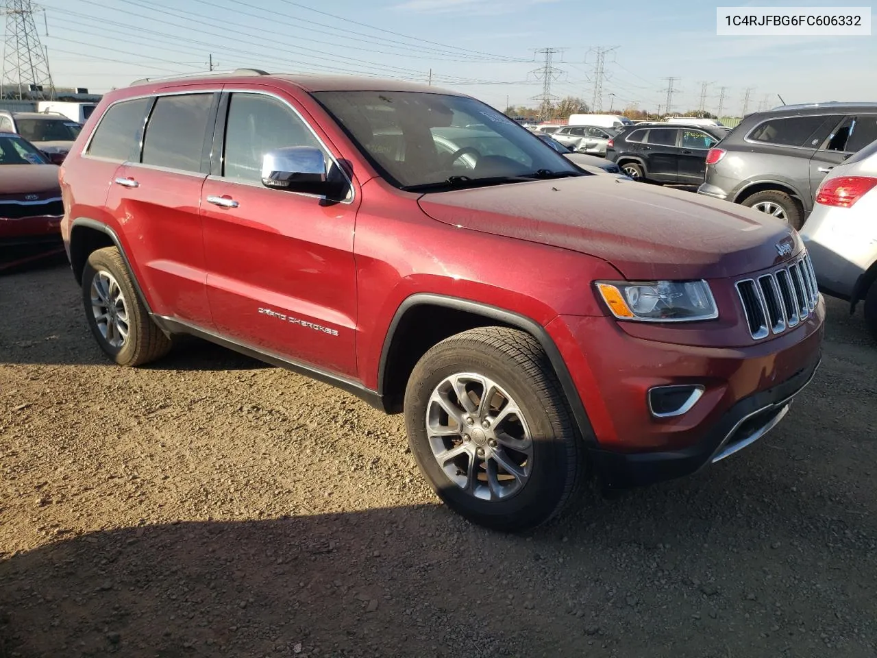 2015 Jeep Grand Cherokee Limited VIN: 1C4RJFBG6FC606332 Lot: 76079454