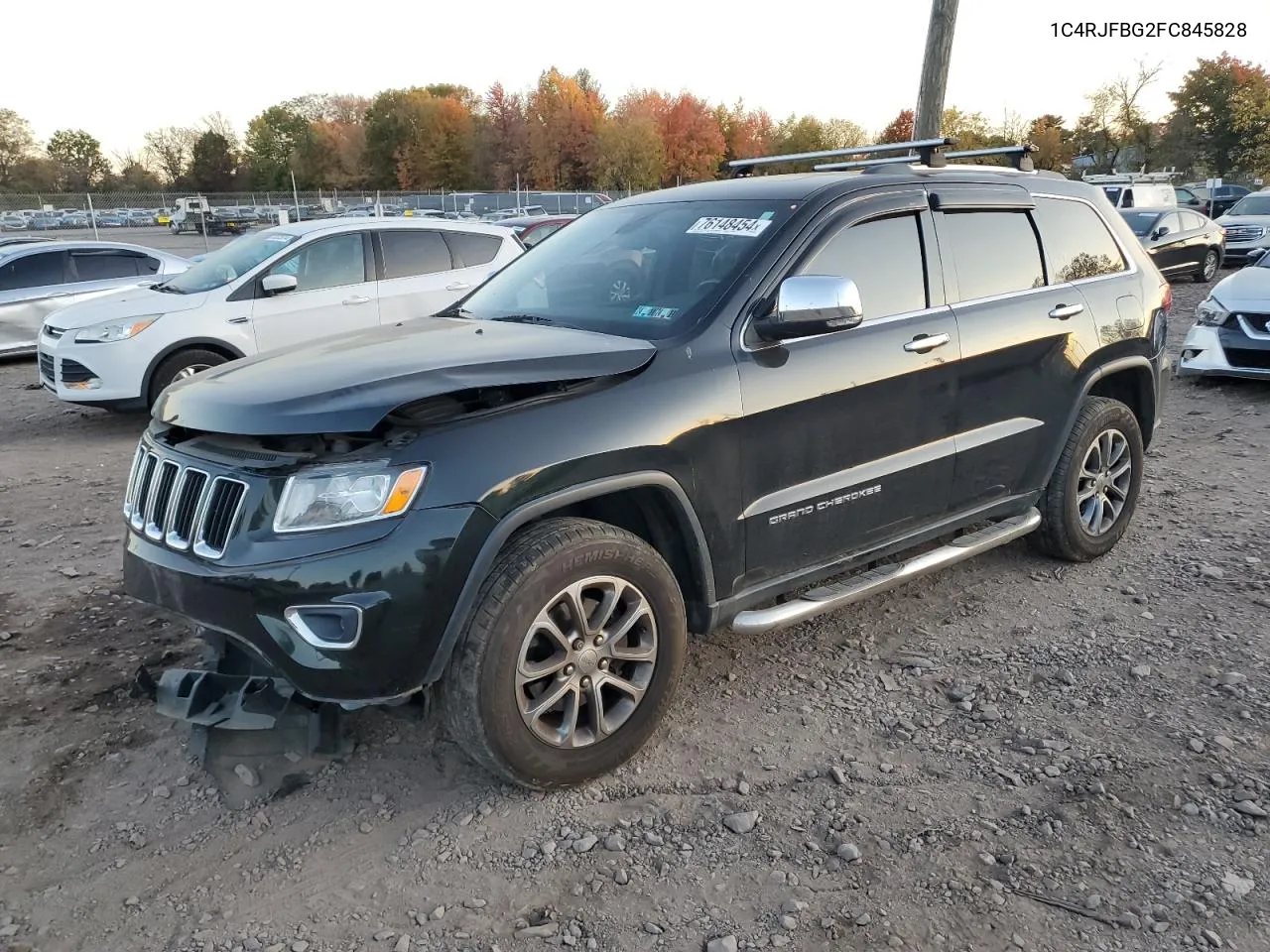 2015 Jeep Grand Cherokee Limited VIN: 1C4RJFBG2FC845828 Lot: 76148454