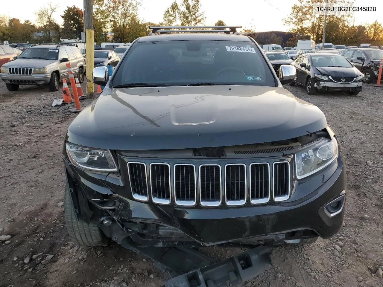 2015 Jeep Grand Cherokee Limited VIN: 1C4RJFBG2FC845828 Lot: 76148454