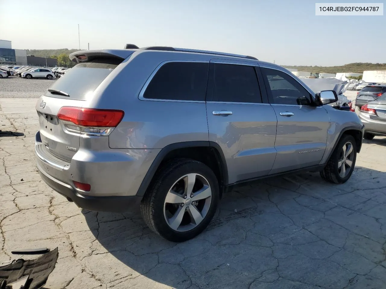 2015 Jeep Grand Cherokee Limited VIN: 1C4RJEBG2FC944787 Lot: 76157584