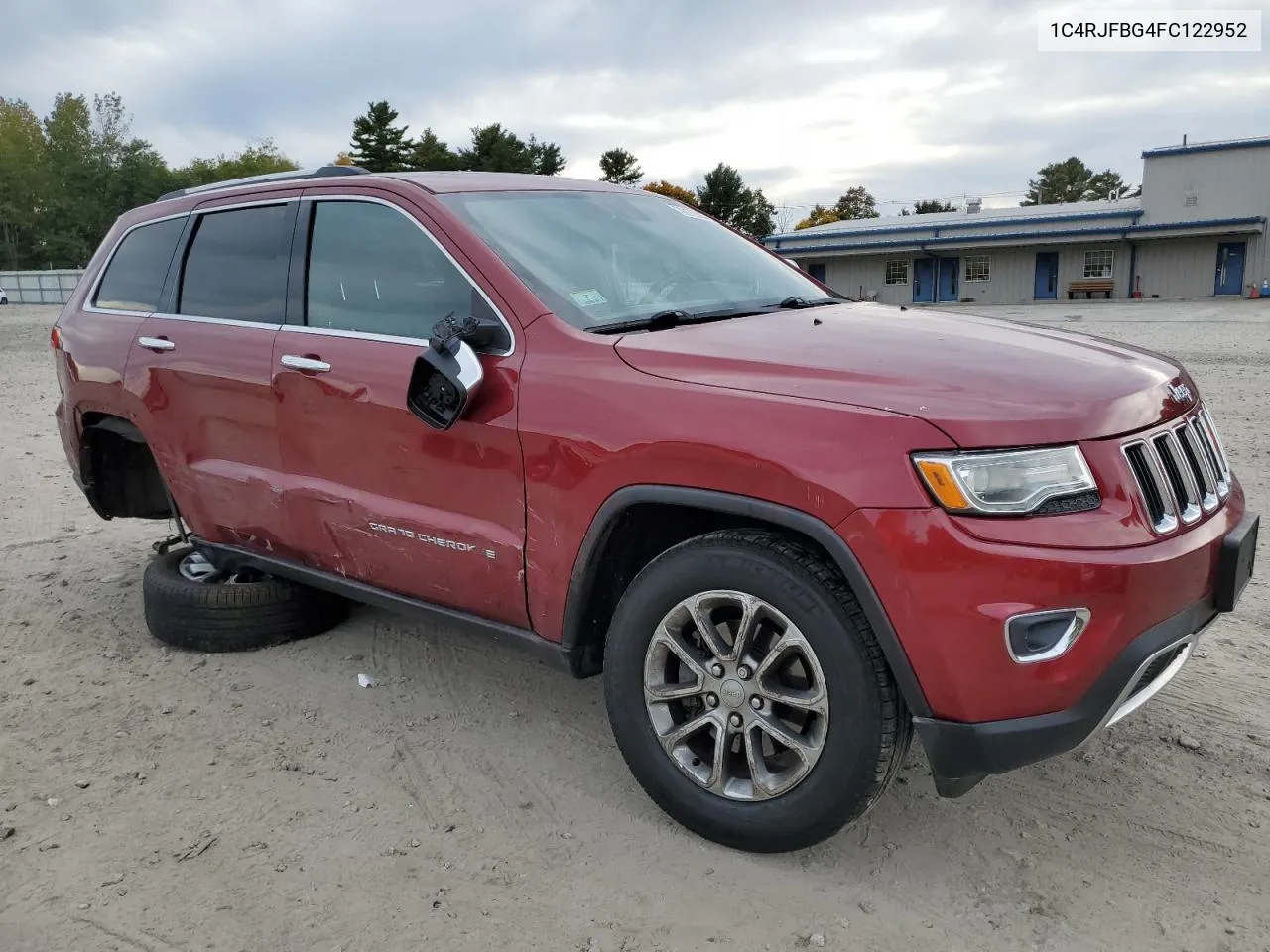 2015 Jeep Grand Cherokee Limited VIN: 1C4RJFBG4FC122952 Lot: 76170354