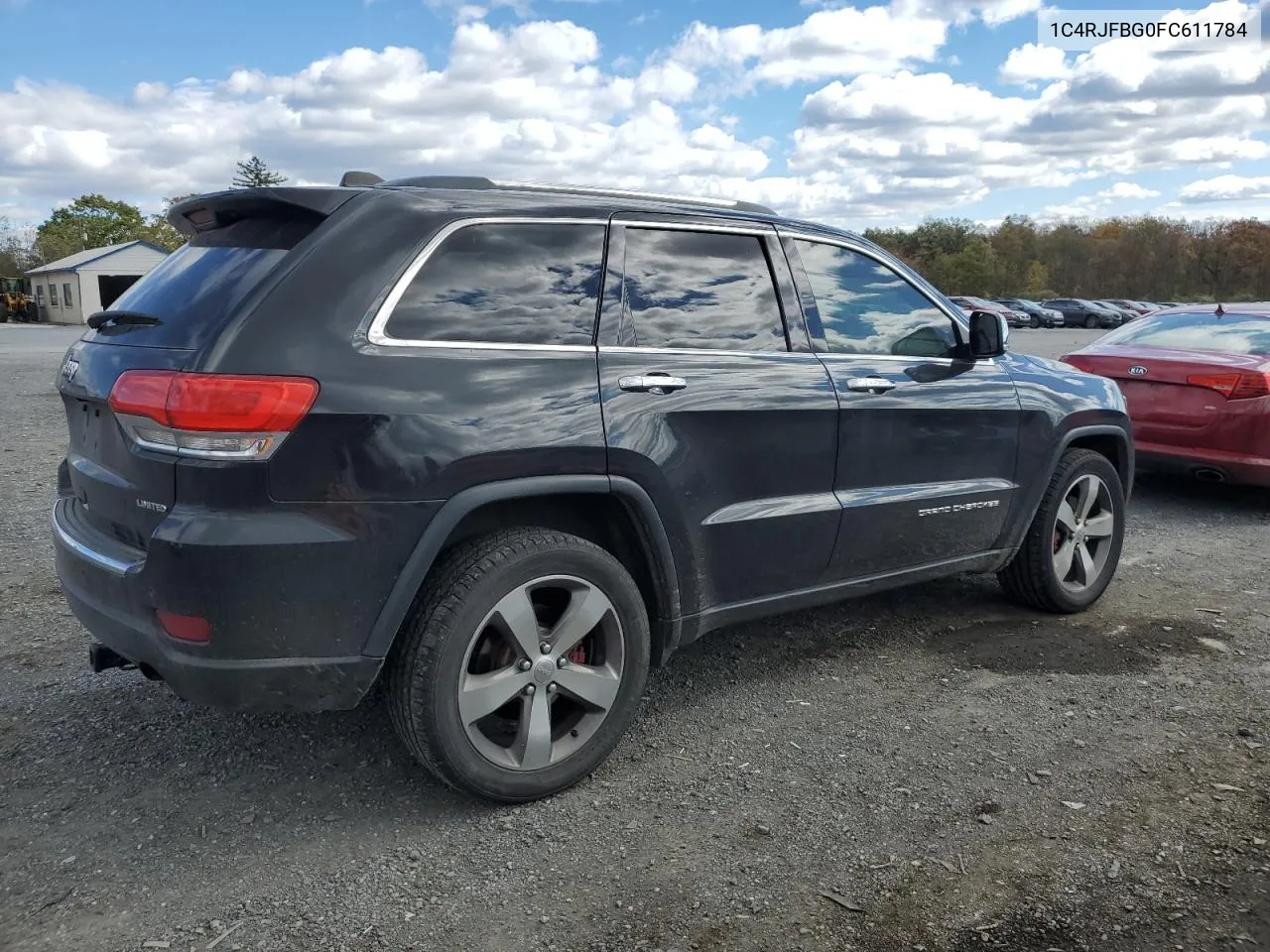 2015 Jeep Grand Cherokee Limited VIN: 1C4RJFBG0FC611784 Lot: 76228104