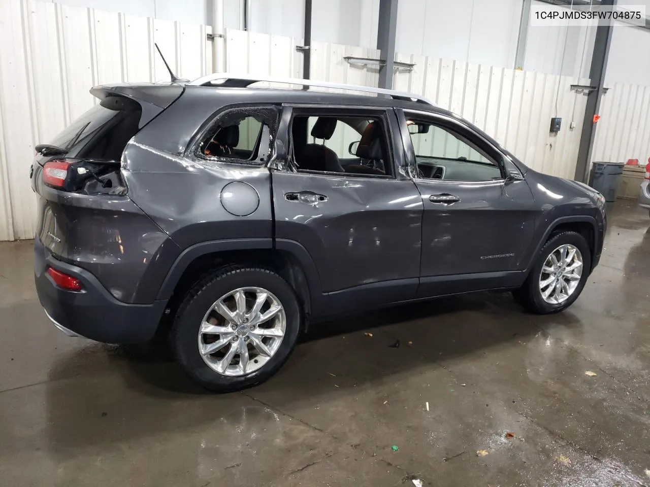 2015 Jeep Cherokee Limited VIN: 1C4PJMDS3FW704875 Lot: 76252584