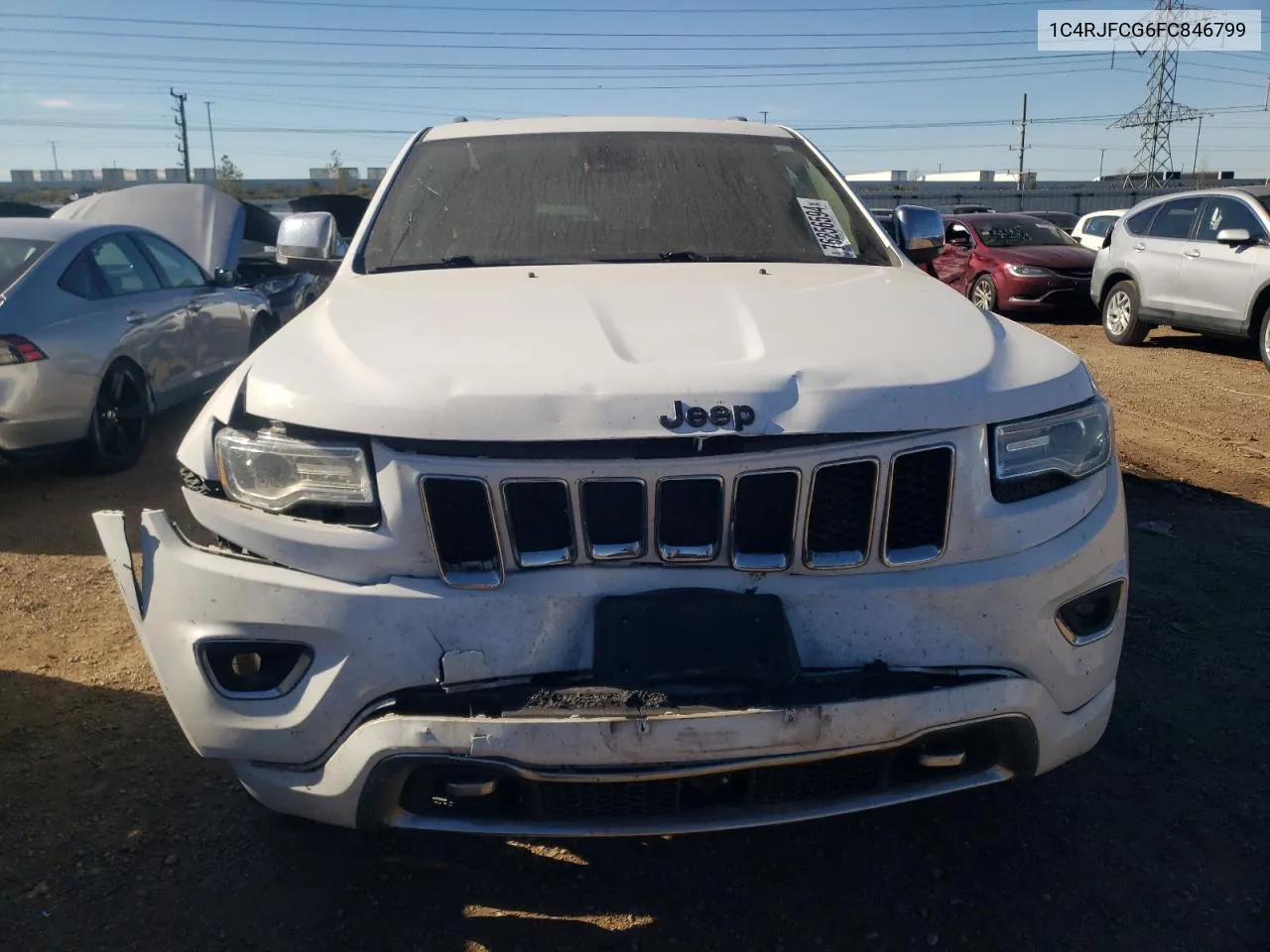 2015 Jeep Grand Cherokee Overland VIN: 1C4RJFCG6FC846799 Lot: 76256594