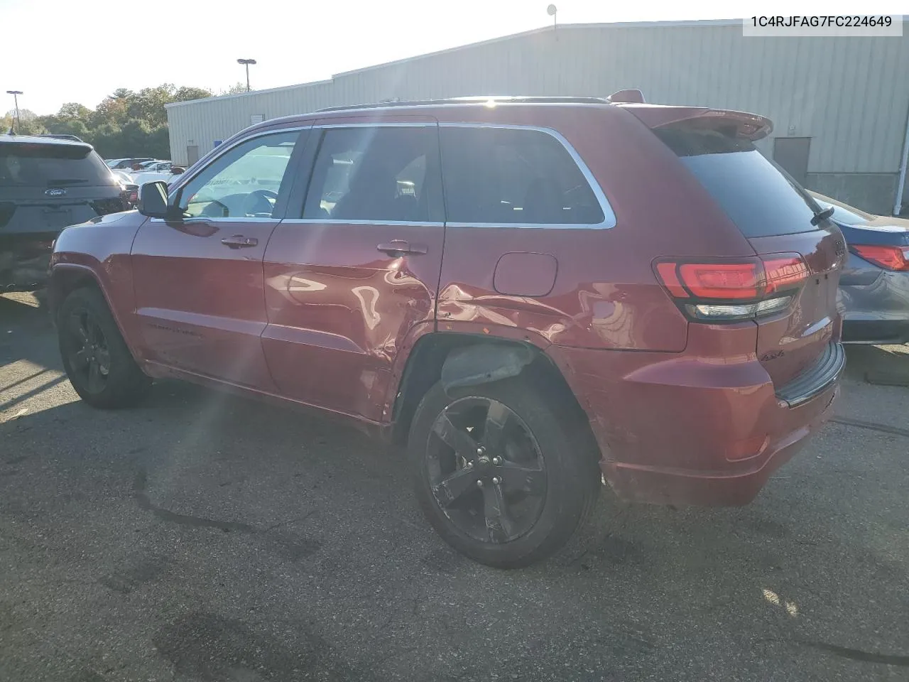 2015 Jeep Grand Cherokee Laredo VIN: 1C4RJFAG7FC224649 Lot: 76267454