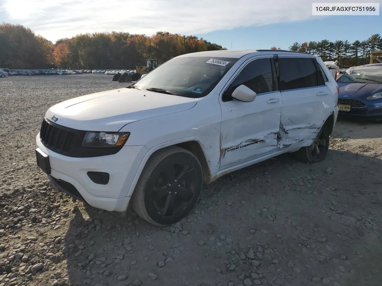 2015 Jeep Grand Cherokee Laredo VIN: 1C4RJFAGXFC751956 Lot: 76306624