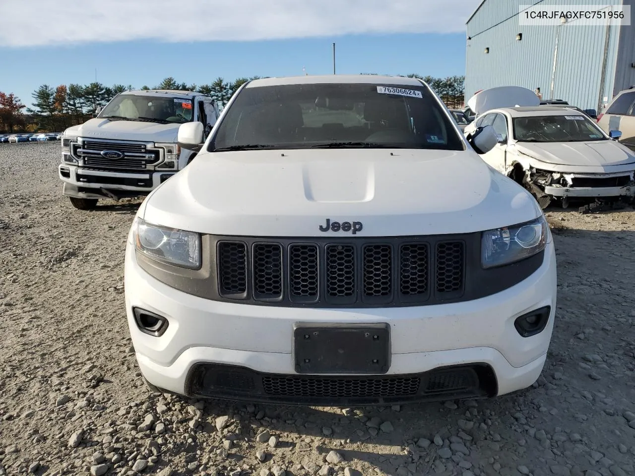 2015 Jeep Grand Cherokee Laredo VIN: 1C4RJFAGXFC751956 Lot: 76306624