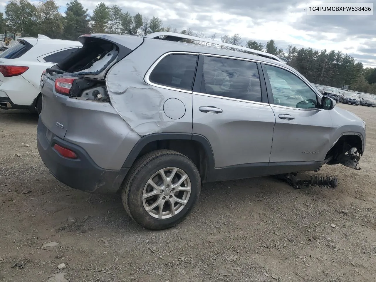 2015 Jeep Cherokee Latitude VIN: 1C4PJMCBXFW538436 Lot: 76338974