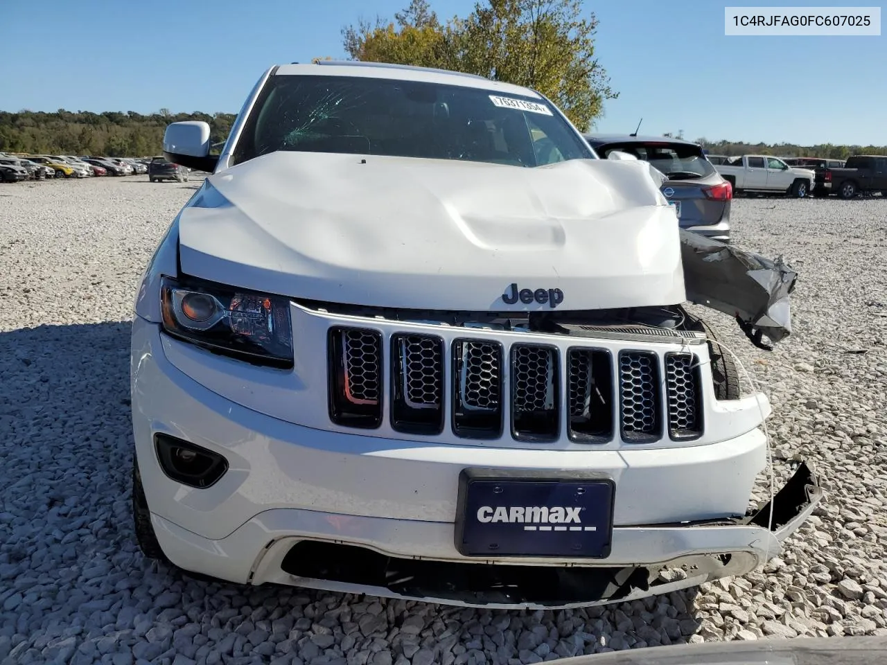 2015 Jeep Grand Cherokee Laredo VIN: 1C4RJFAG0FC607025 Lot: 76371354